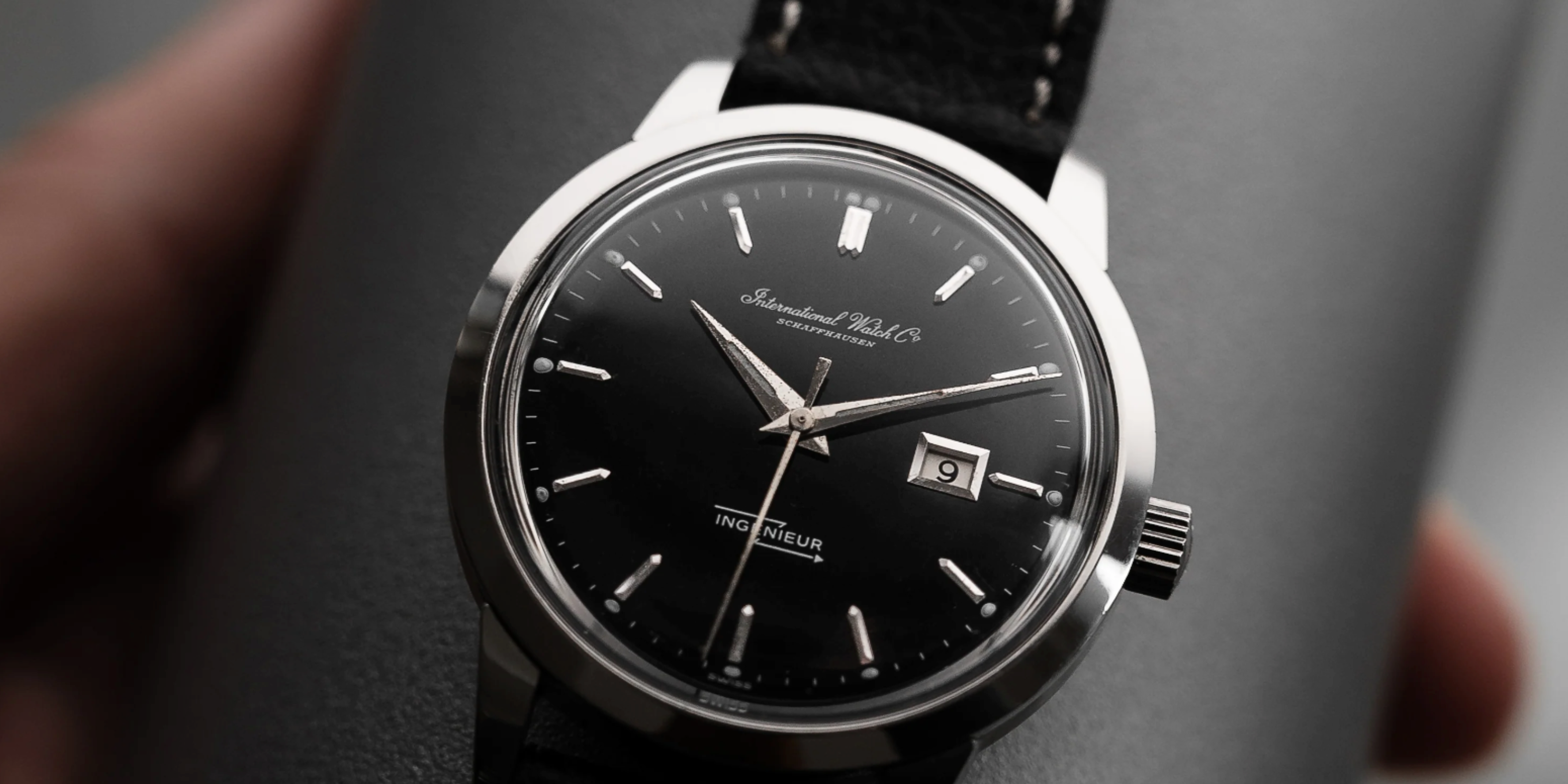 Goldammer.me Website header to introduce our site - with a vintage IWC Ingenieur ref. 666AD