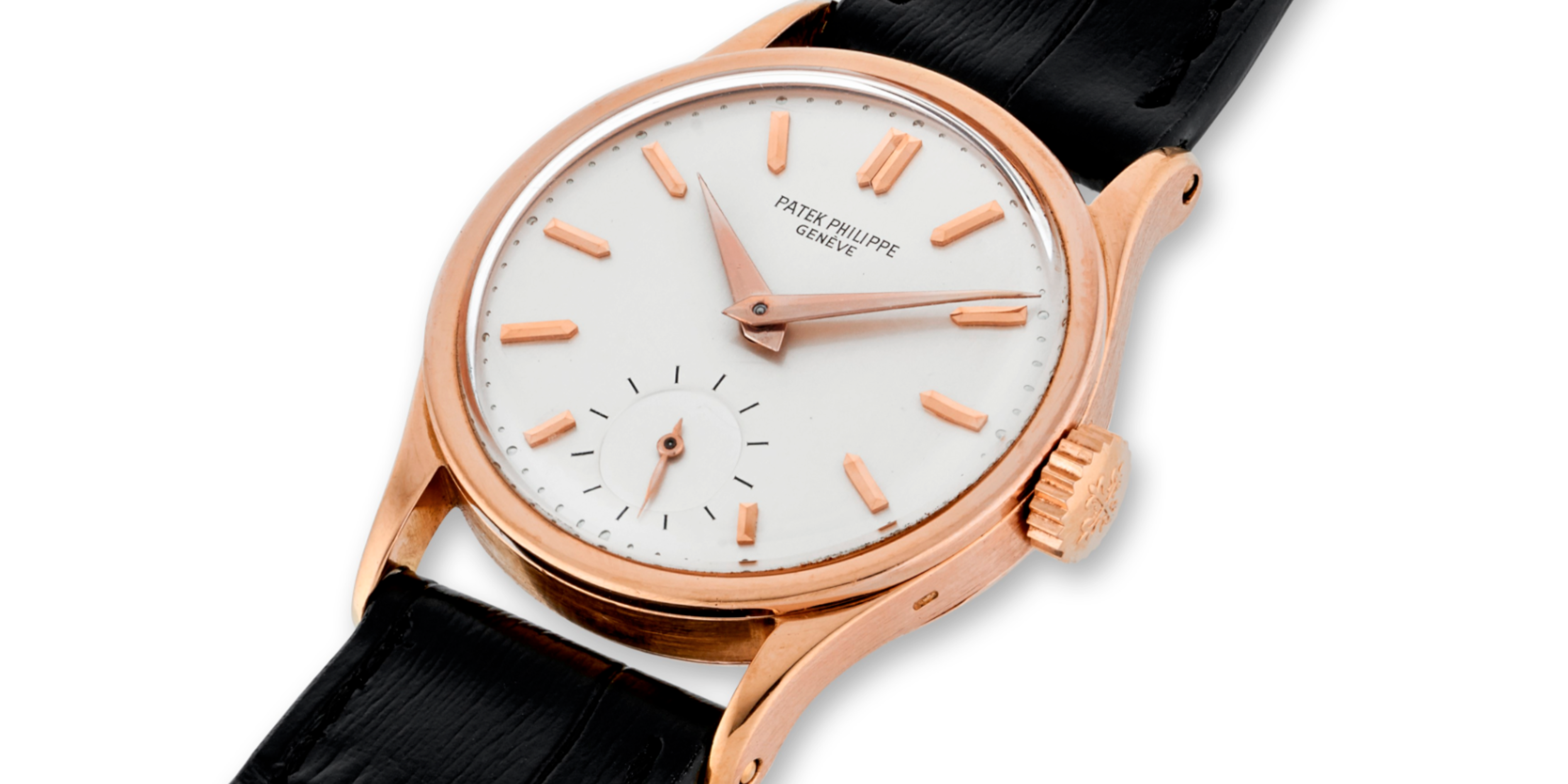 vintage 1940s Patek Philippe Ref. 96 dress watch in rose gold