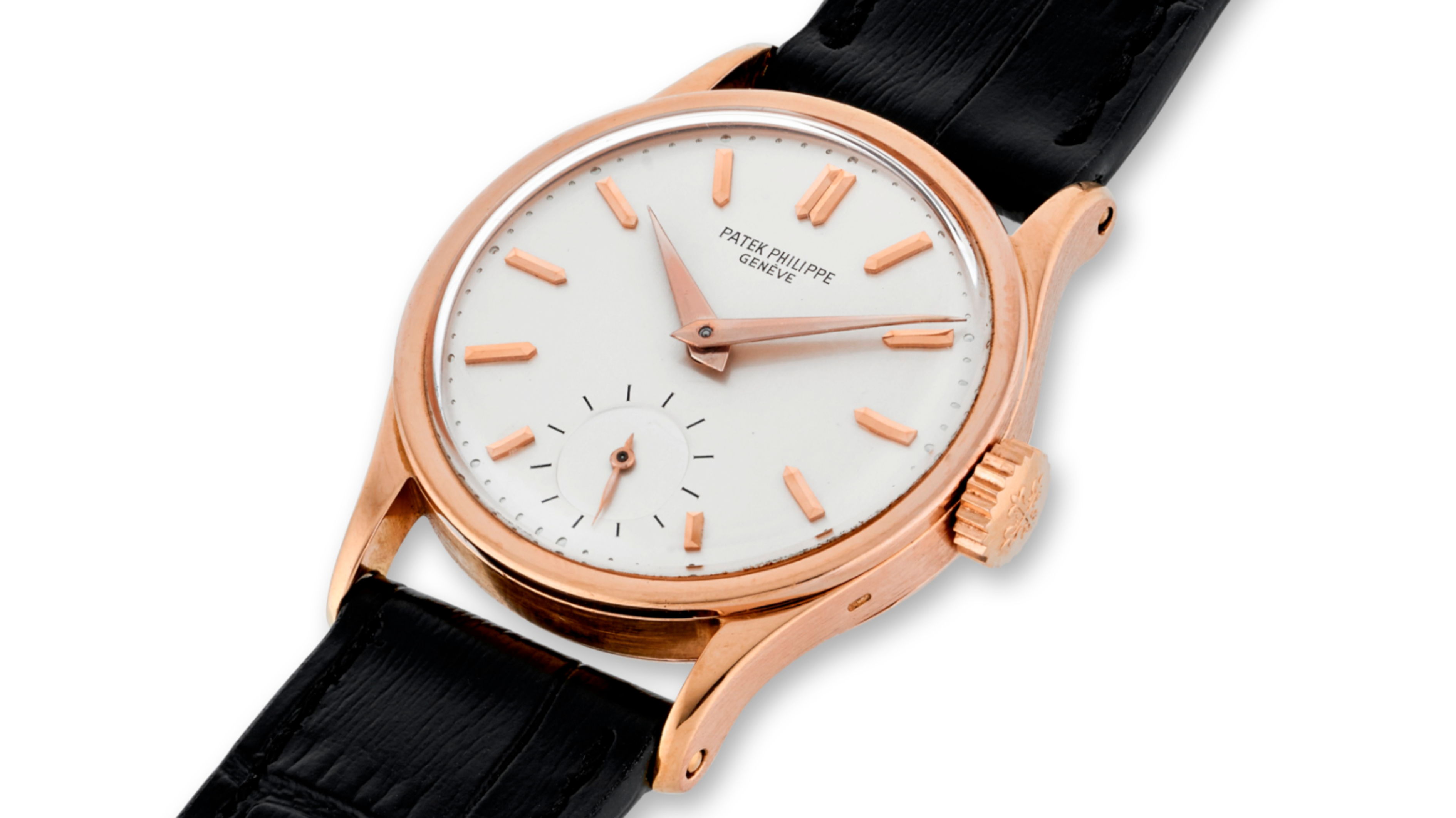 vintage 1940s Patek Philippe Ref. 96 dress watch in rose gold