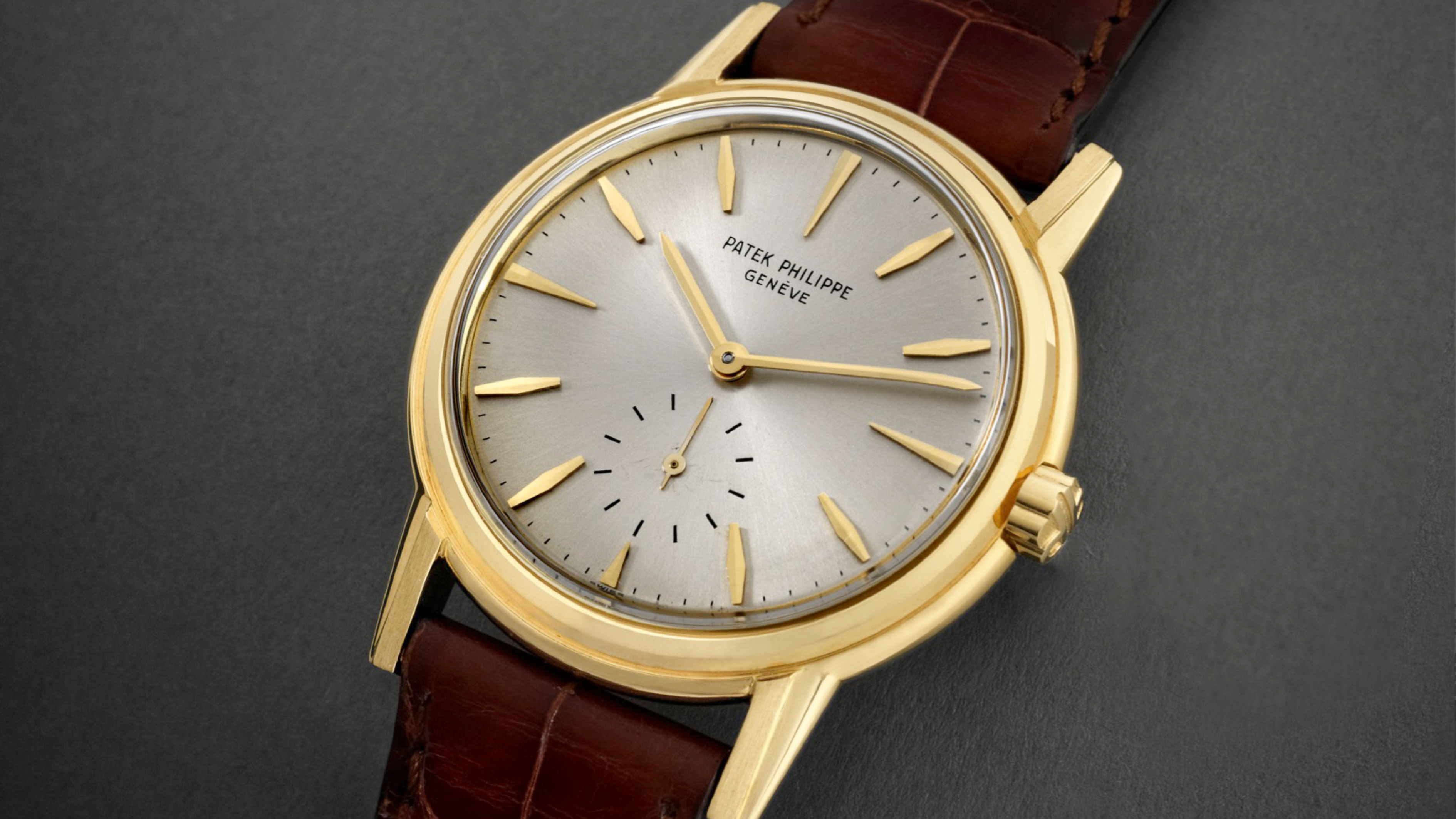 vintage Patek Philippe ref. 3444 with Automatic Caliber 27-460 - Courtesy Antiquorum