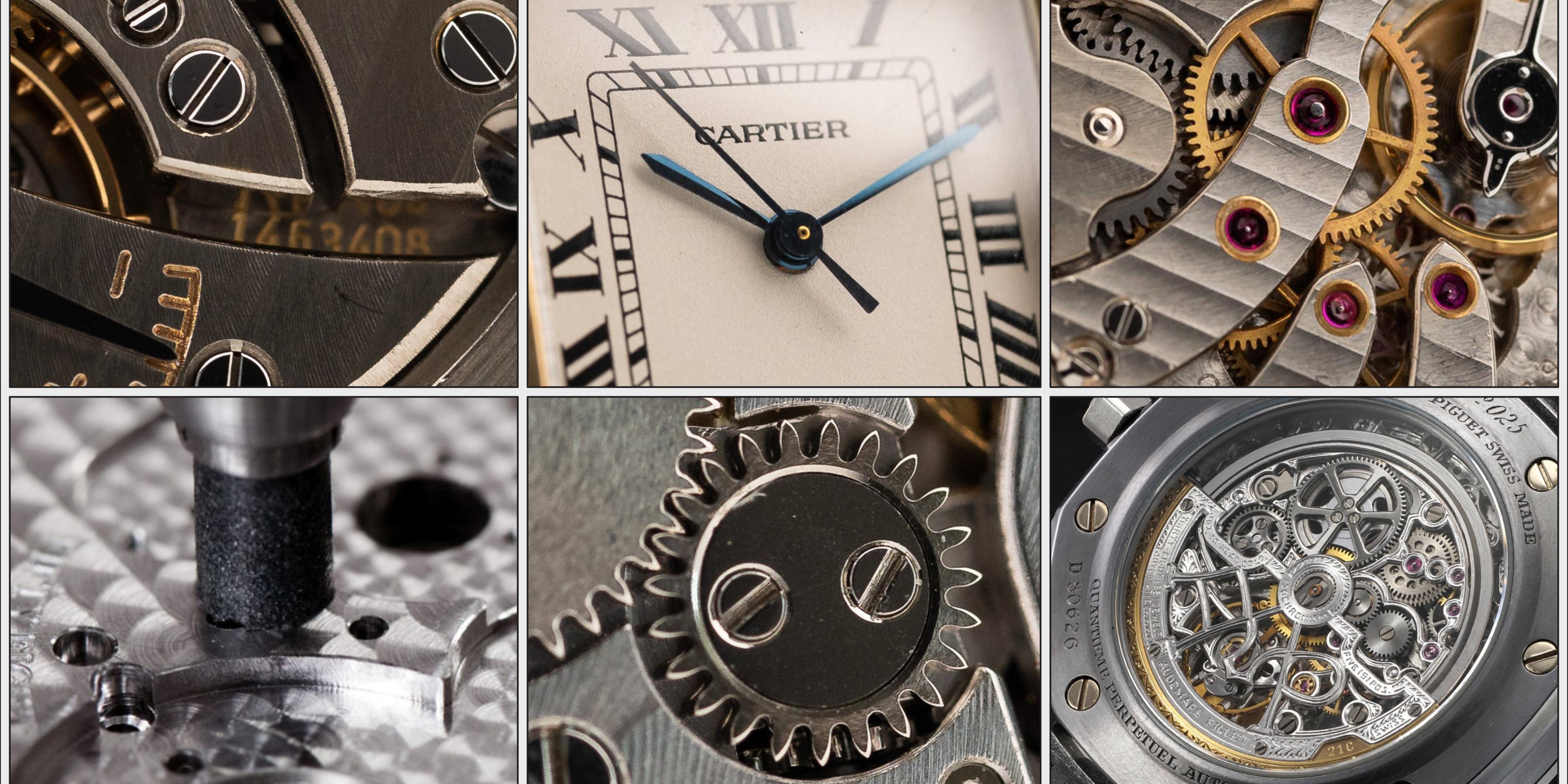 Overview over the main movement finishing techniques in watchmaking