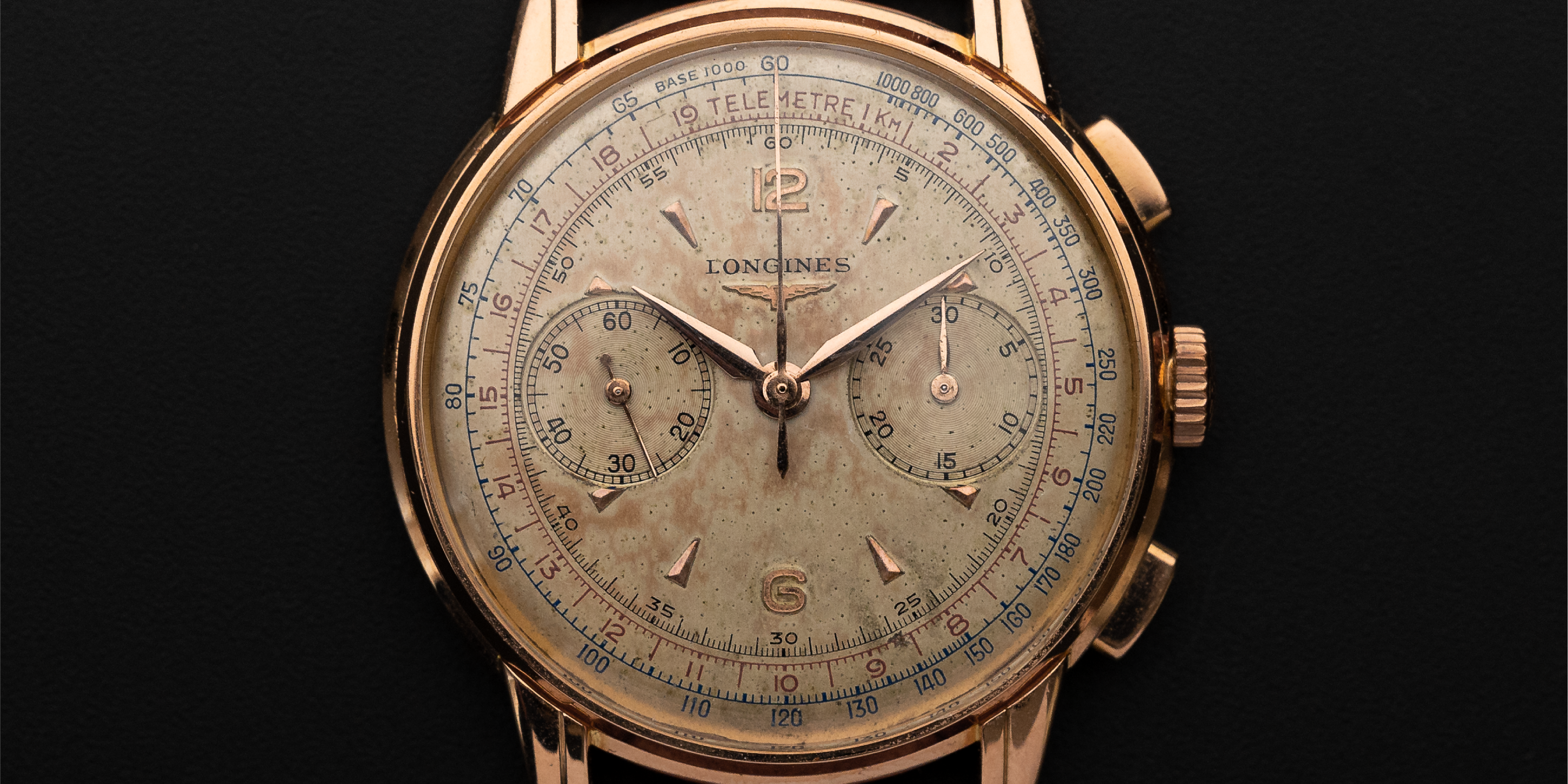 1940s Longines 13.33Z Golden Chronograph