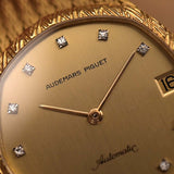 Audemars Piguet Automatic 18k Diamond 1980s