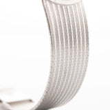 Closeup Photo of a Audemars Piguet 18k Black from the 1970s. 31.5mm 18k White Gold Case with Manual wind Cal. 2003, Deep black dial and 18k White Gold Bracelet.
