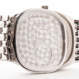 Closeup Photo of a Audemars Piguet Cobra 18k Diamond Blue from the 1990s. 29mm in 18k White Gold with Manual wind movement, Deep blue dial, 32 Diamonds and Adjustable bracelet.