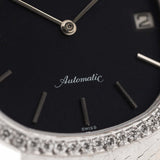 Audemars Piguet Ellipse 18k Diamond Black 1970s