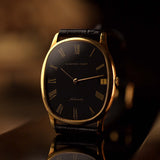 Audemars Piguet Ellipse Black Roman 1977