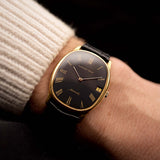 Audemars Piguet Ellipse Black Roman 1977