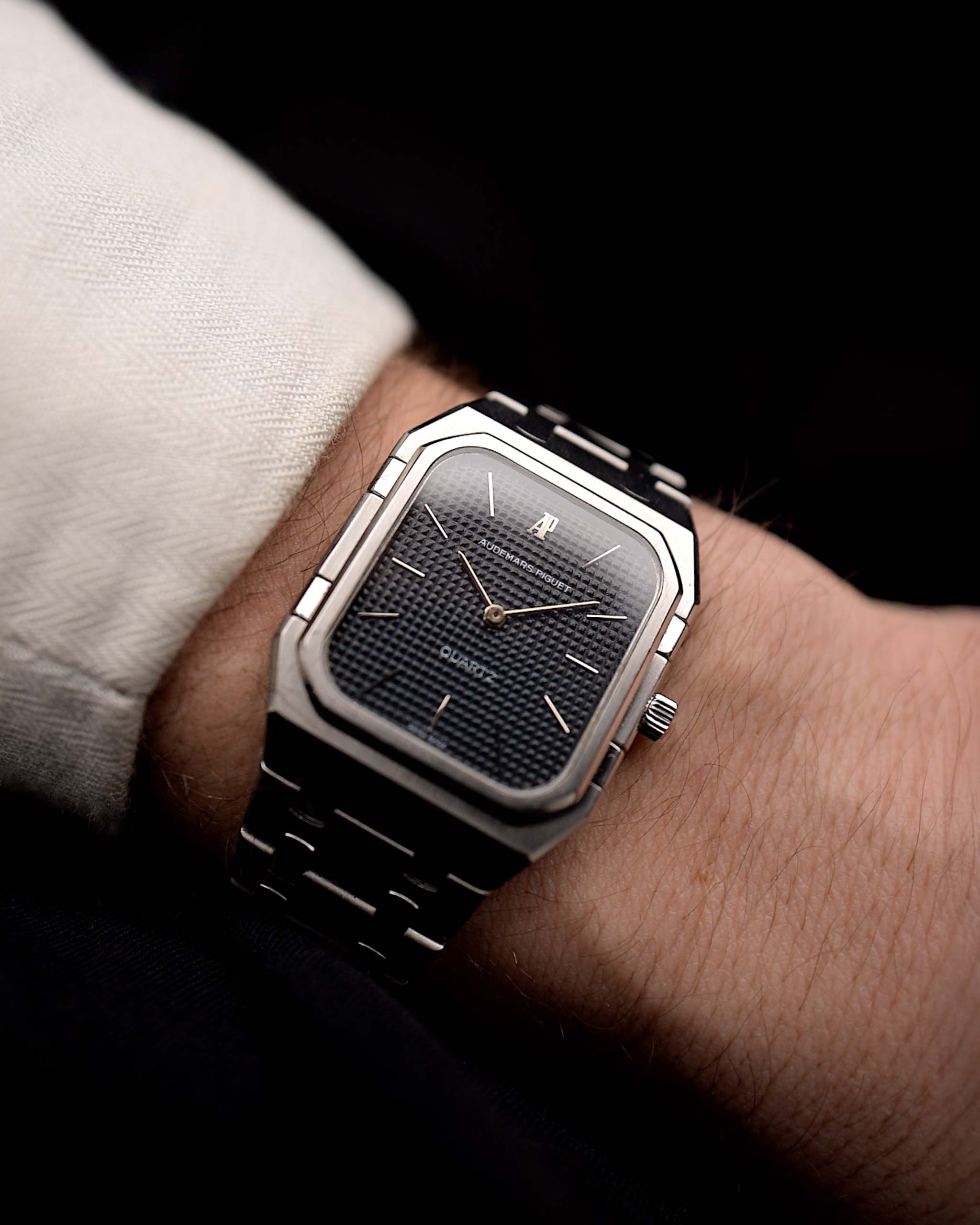 Audemars Piguet used Royal Oak 6005ST 1980s stainless steel
