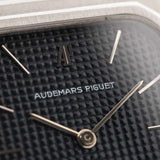 Used Audemars Piguet Royal Oak 6005ST 1980s original Audemars Piguet grey Royal Oak (Stern) petite Tapisserie dial