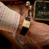 Audemars Piguet Square 18k Roman 1980s