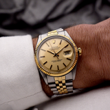 Rolex Datejust Pie Pan Two Tone 1971