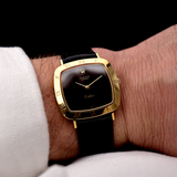 Rolex Cellini 18k Black Roman 1970