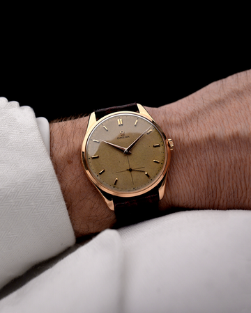 Omega Honeycomb 18k Jumbo 1950 – GOLDAMMER