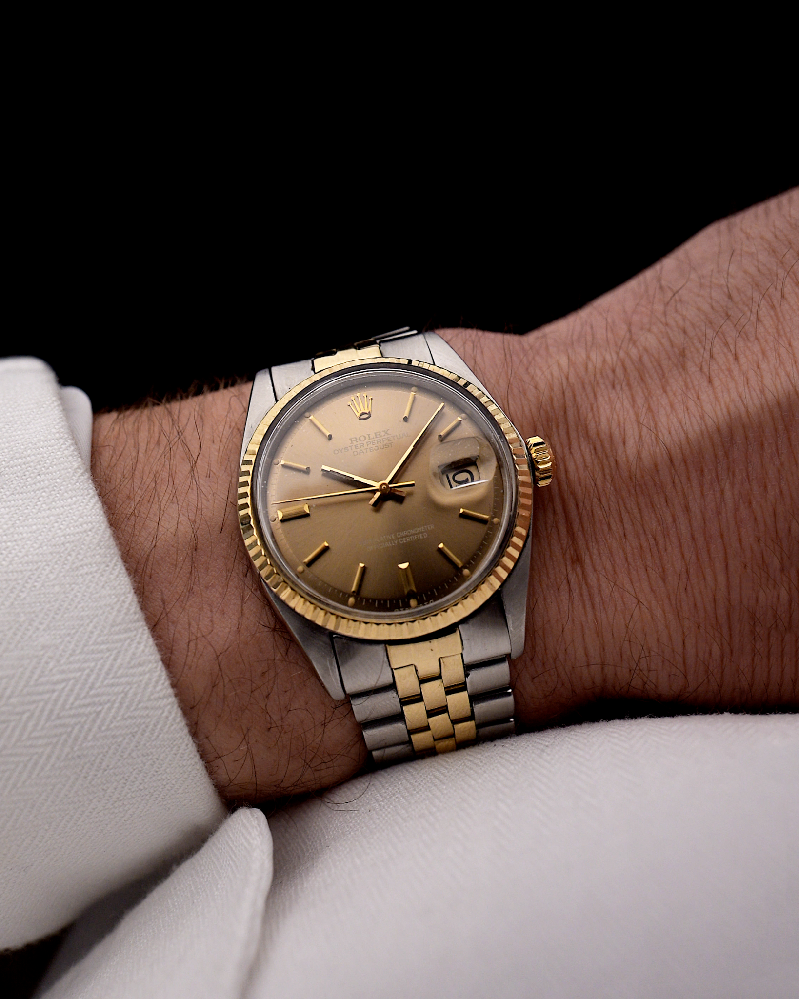 Rolex Datejust Pie Pan Two Tone Ghost 1973