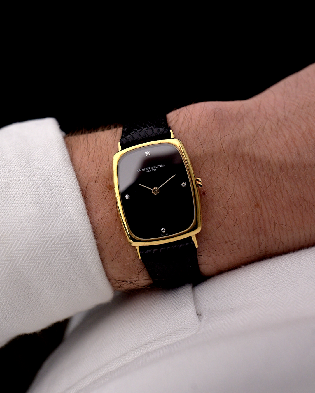Vacheron Constantin 18k Onyx Diamond 1970s – GOLDAMMER