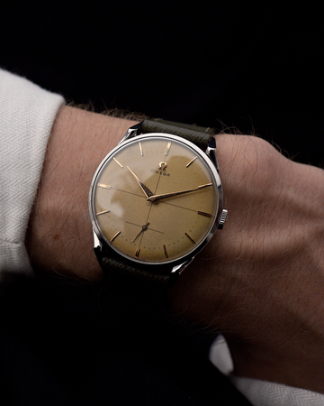Omega Jumbo Honeycomb Grasshopper 1954 – GOLDAMMER