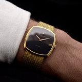 Vacheron Constantin 18k Square Black 1970s