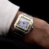 Cartier Santos Carée Two Tone 1990s