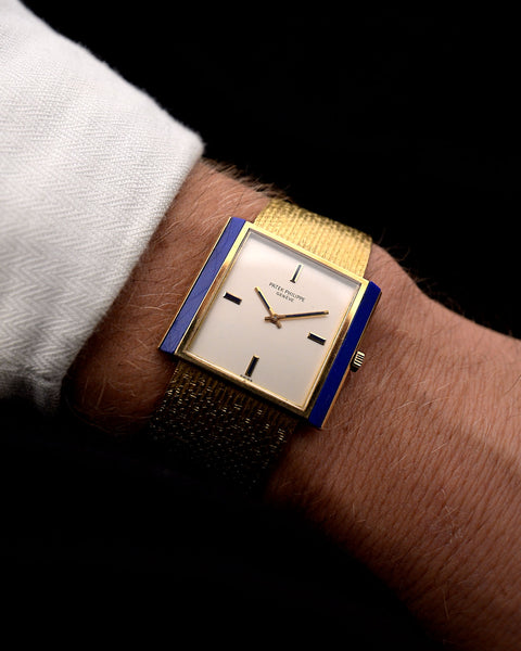 Patek Philippe Gondolo 18k Lapislazuli 1970s – GOLDAMMER
