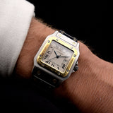 Cartier Santos Carrée Two Tone 1980s