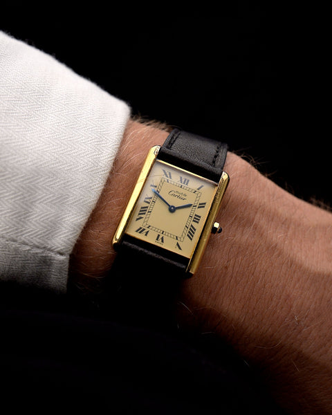 た*か様 Cartier VERMEIL TONK quartz リューズ無し た*か様 Cartier VERMEIL TONK quartz リューズ無し