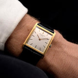 Patek Philippe 18k Gondolo Silver 1960s