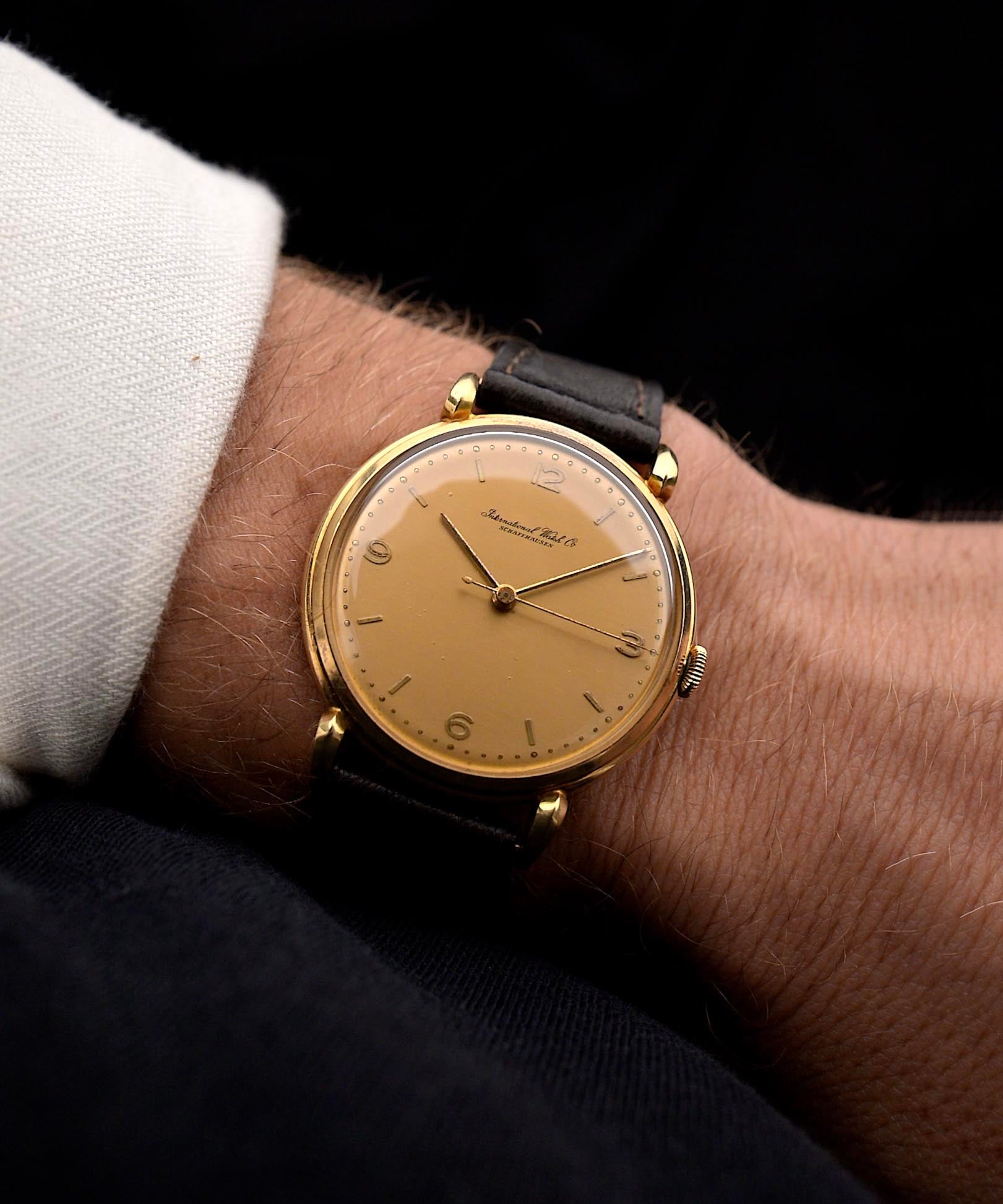 Vintage IWC 18k Cal. 89 Teardrop Jumbo 1948