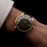 Omega Constellation 18k Pie Pan Black 1962