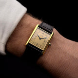 Cartier Tank Vermeil Paris Roman 1990s