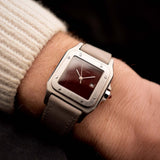 Cartier Santos 2960 bordeaux, anni '80