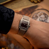 Cartier Santos 2960 bordeaux, anni '80