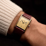 Cartier Must De Tank 81006 Vermeil Roman 1990s