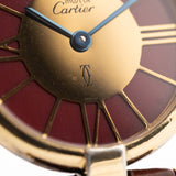 Cartier Must de Vermeil Ronde Burgundy 1990s