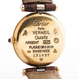 Cartier Must de Vermeil Ronde Burgundy 1990s