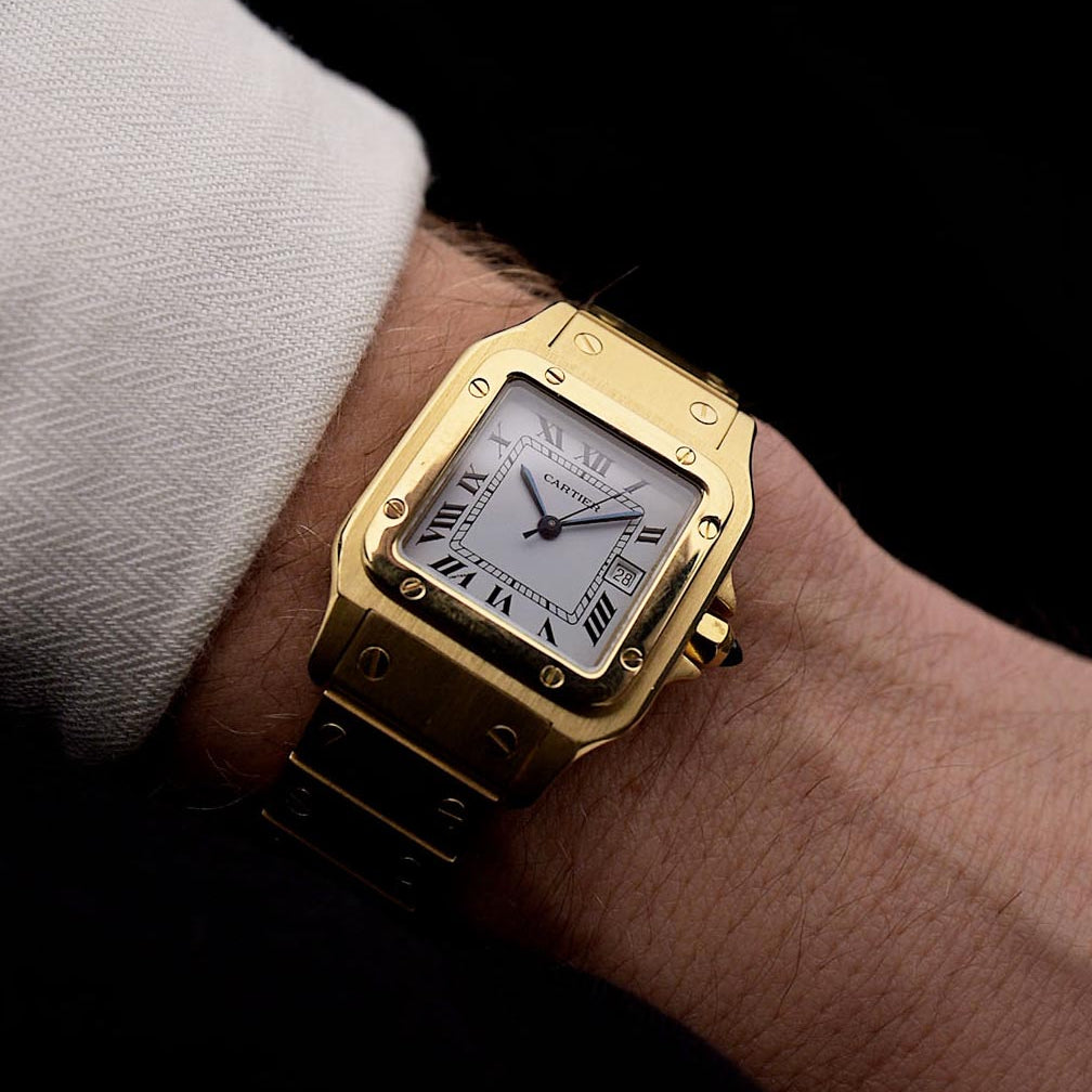 Pre owned Cartier Santos Carrée 2964 1980s