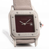 Cartier Santos 2960 bordeaux, anni '80