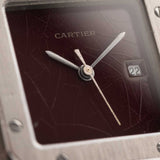 Cartier Santos 2960 bordeaux, anni '80