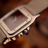 Cartier Santos 2960 bordeaux, anni '80