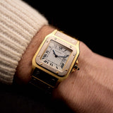 Cartier Santos 2960 Carrée Deux Or, zweifarbig, 1980er Jahre
