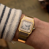 Cartier Santos 2960 Carrée Deux Or, zweifarbig, 1980er Jahre