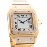 Cartier Santos 2960 Carrée Deux Or, zweifarbig, 1980er Jahre
