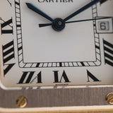 Cartier Santos 2960 Carrée Deux Or, zweifarbig, 1980er Jahre