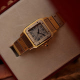 Cartier Santos 2960 Carrée Deux Or, zweifarbig, 1980er Jahre