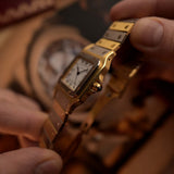 Cartier Santos 2960 Carrée Deux Or, zweifarbig, 1980er Jahre