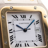 卡地亞桑托斯 2961 雙色方型錶款 1980年代