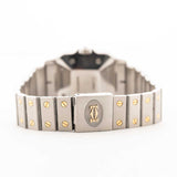 卡地亞桑托斯 2961 雙色方型錶款 1980年代