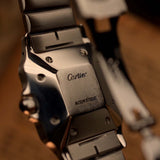 卡地亞桑托斯 2961 雙色方型錶款 1980年代