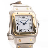 卡地亞桑托斯 2961 雙色方型錶款 1980年代