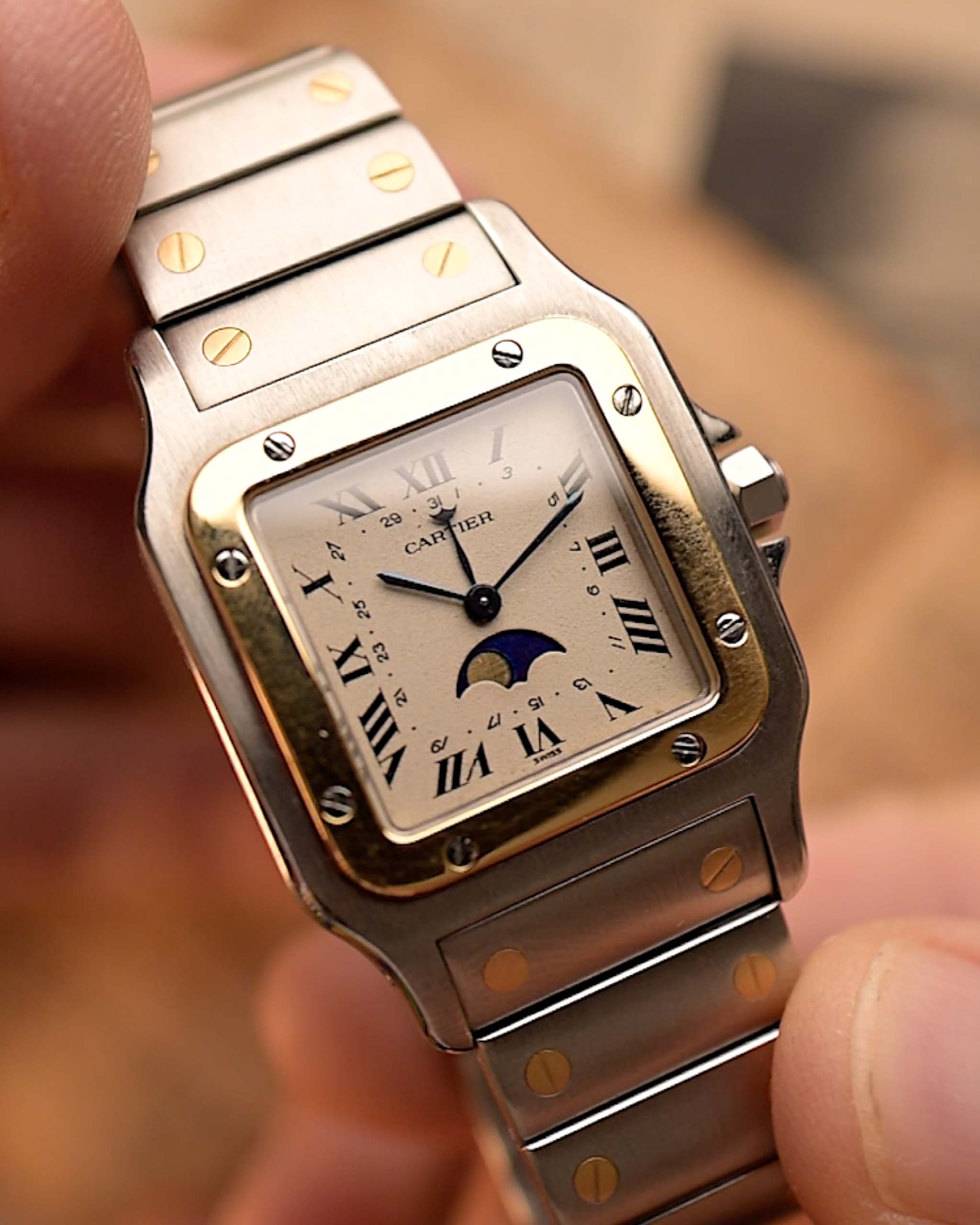 Santos Galbee Santos De Cartier History 1995 Cartier Santos Galbée